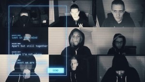 A screen shot/capture from its music video.