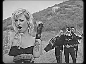 A screen shot from its music video.