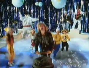 A screen shot from its music video.