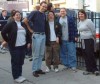 Some old APU friends and Ant posing for a picture while waiting in line.